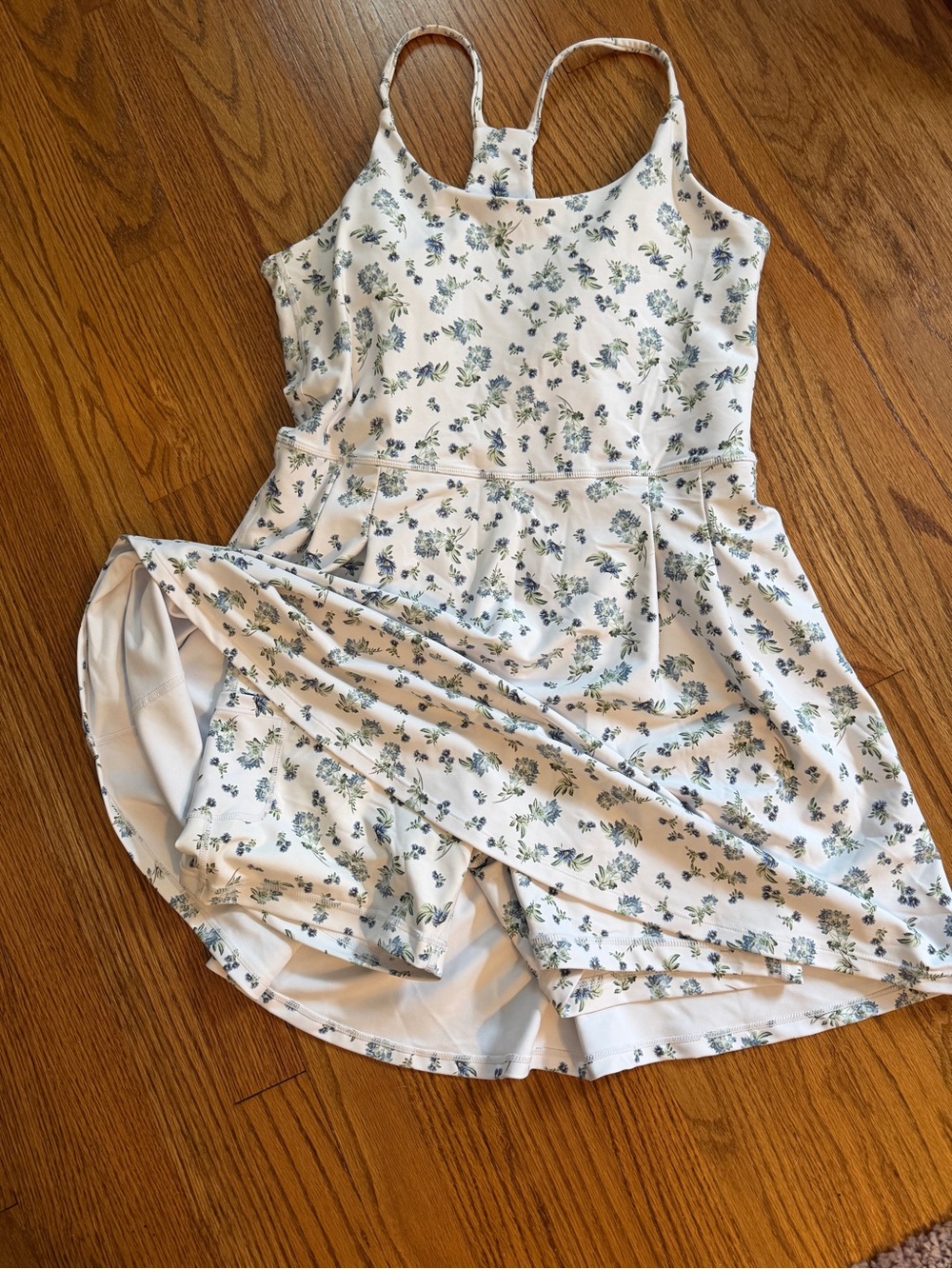 Sage Collective Women's Floral Print Ivory Romper with Strappy Back